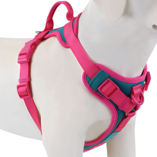 New Chocolate Color Luxury Dog Harness No Pull for Large Small Dogs