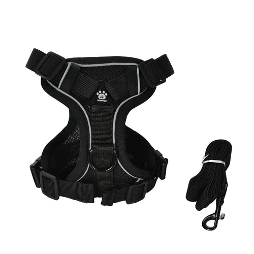 Cat Harness and Leash Set Escape Proof Reflective Outdoor Walking
