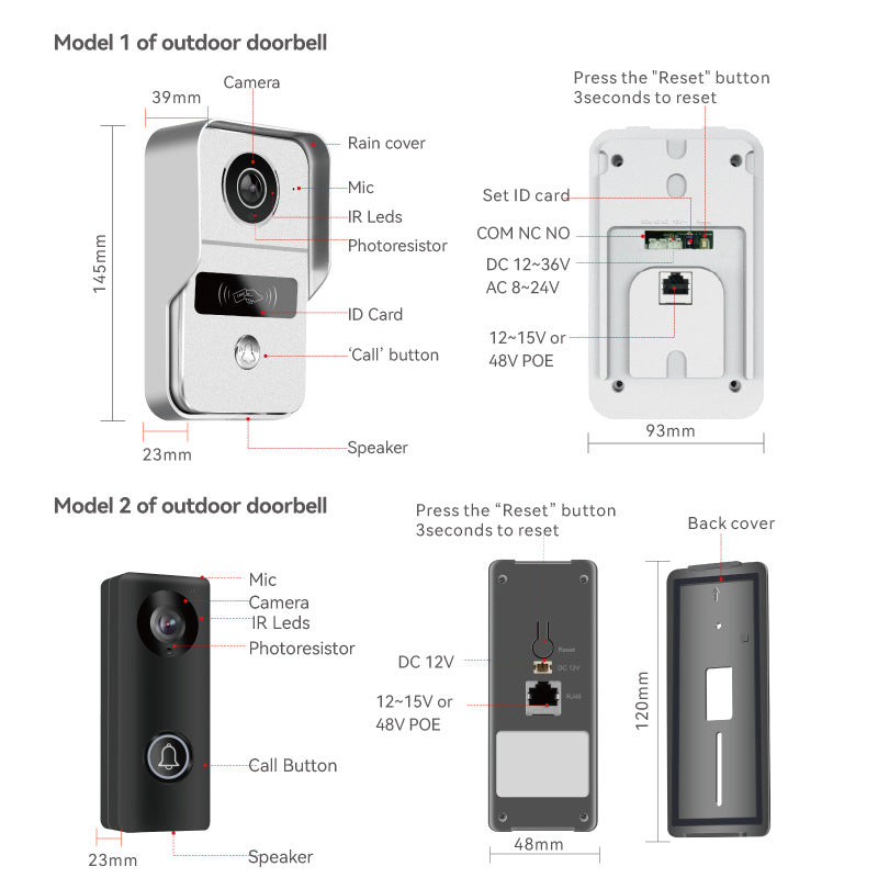 Video Intercom Doorbell