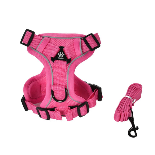 Cat Harness and Leash Set Escape Proof Reflective Outdoor Walking