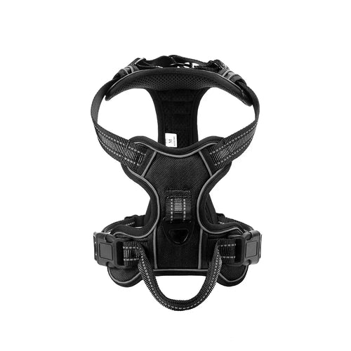 Adjustable Nylon Dog Harness Vest Reflective Soft Breathable No Pull