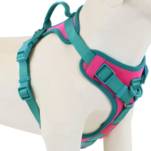 New Chocolate Color Luxury Dog Harness No Pull for Large Small Dogs