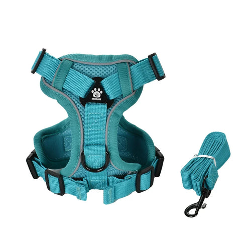Cat Harness and Leash Set Escape Proof Reflective Outdoor Walking